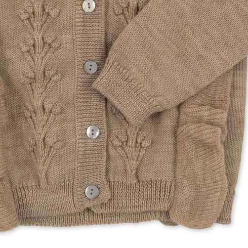 Konges Sloejd / FIOL FRILL CARDIGAN_MOONLIGHT(18m,2y,3y,4y)